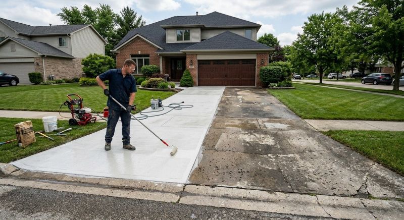 Concrete Driveway Restoration
